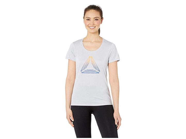 Reebok One Series Reflect Tee (cold Grey) Women's Clothing