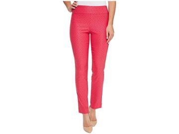 Krazy Larry Pull-on Ankle Pants (pink Foil) Women's Dress Pants
