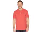 Polo Ralph Lauren Featherweight Mesh Short Sleeve Knit Henley (spring Red) Men's Clothing
