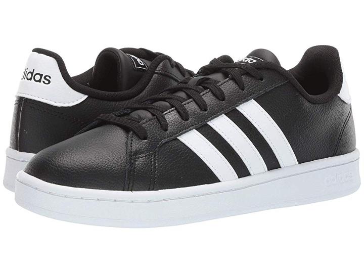 Adidas Grand Court (core Black/footwear White/footwear White 1) Men's Shoes