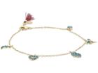 Shashi Hanna Charm Bracelet (turquoise) Bracelet