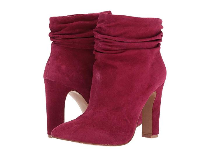 Kristin Cavallari Kane Bootie (red Kid Suede) Women's Dress Boots