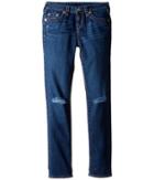 True Religion Kids Casey Rainbow Combo Super T Jeans (big Kids) (planet Blue Wash) Girl's Jeans