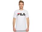 Fila Printed T-shirt (white/black/red) Men's T Shirt