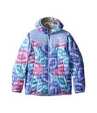The North Face Kids Reversible Thermoball Hoodie (little Kids/big Kids) (grapemist Blue Crystal Print (prior Season)) Girl's Sweatshirt