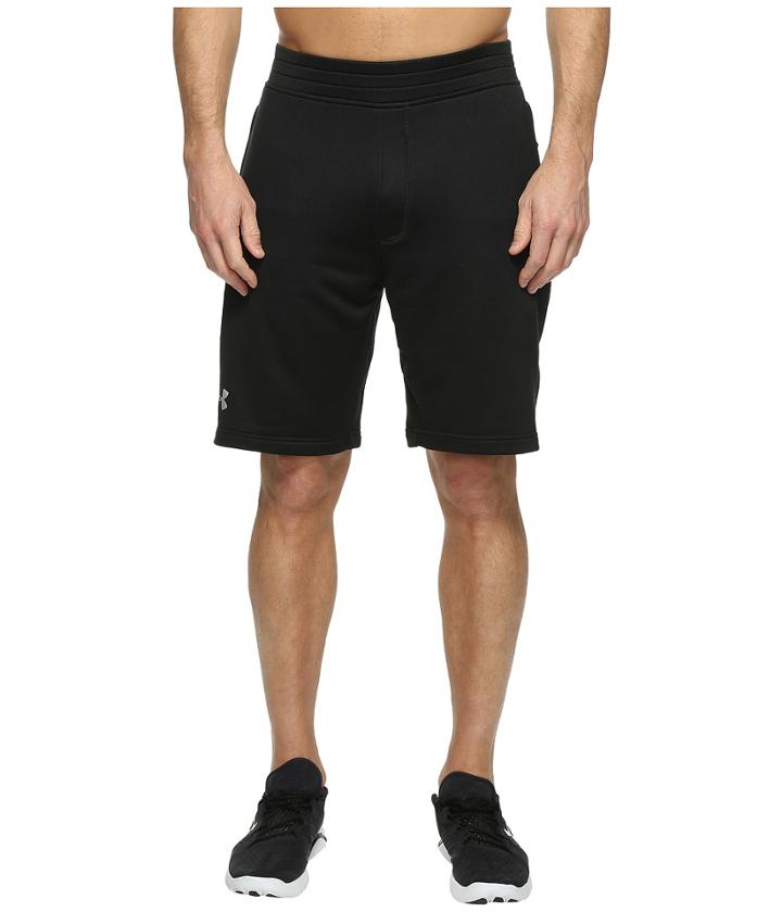 Under Armour Tech Terry Shorts (black/black/silver) Men's Shorts