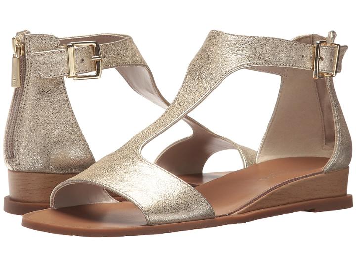 Kenneth Cole New York Judd (soft Gold Metallic Leather) Women's Shoes