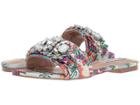 Steve Madden Pomona Slide Sandal (silver Multi) Women's Slide Shoes