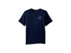 Vans Kids Mini Dual Palm T-shirt (big Kids) (dress Blues/blue Moon/dubarry) Boy's T Shirt