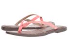 Sam Edelman Gracie (neon Coral Neon Patent) Women's Sandals