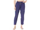 Asics Track Pants (peacoat/blue Print) Women's Casual Pants