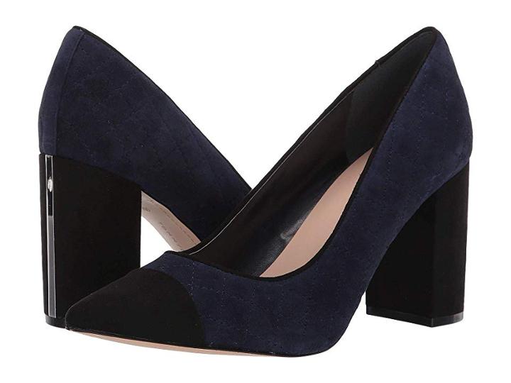 Tommy Hilfiger Violin (dark Blue Suede) Women's Shoes