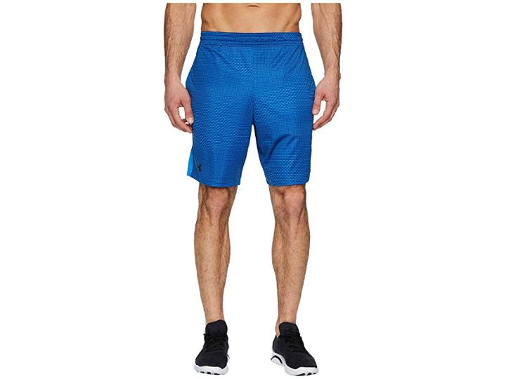 Under Armour Ua Mk-1 Printed Shorts (mediterranean/mediterranean/stealth Gray) Men's Shorts