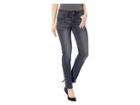 Rock And Roll Cowgirl Mid-rise Skinny Jeans In Grey Wash W1s8718 (grey Wash) Women's Jeans