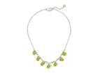 French Connection Shaky Frontal Necklace 16 (neon Yellow) Necklace