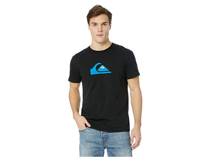 Quiksilver Mw Logo Tee (black) Men's T Shirt