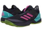 Adidas Adizero Ubersonic 3 W Clay (legend Ink/shock Pink/hi-res Aqua) Women's Shoes