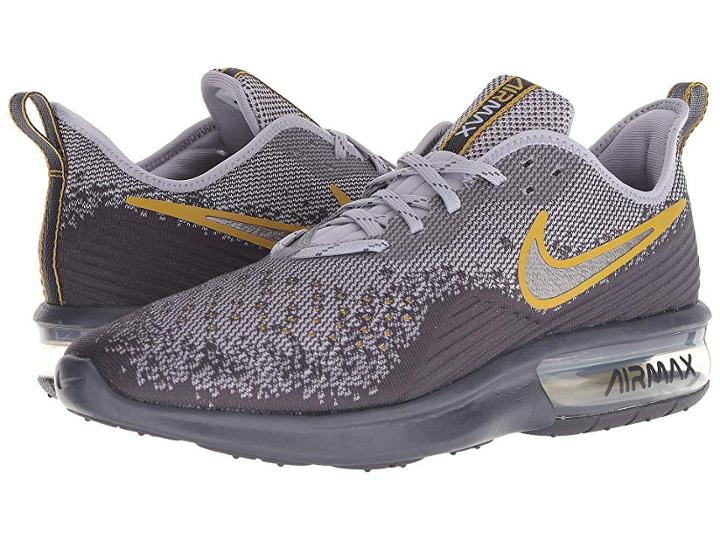 Nike Air Max Sequent 4 (gridiron/metallic Pewter/provence Purple) Men's Running Shoes