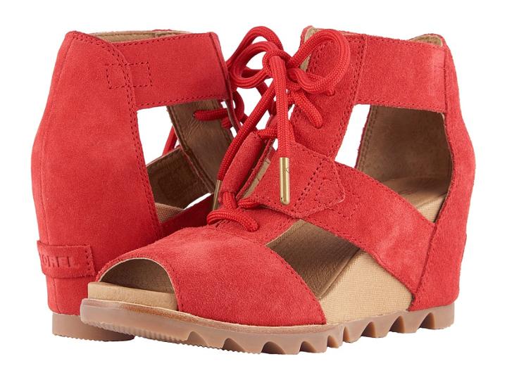 Sorel Joanie Lace (bright Red) Women's Boots