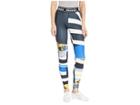 Reebok Work Out Ready Meet You There Engineered Tights (crushed Cobalt) Women's Casual Pants