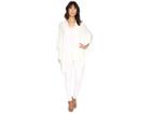 Echo Design Everyday Luxe Ruana (white) Women's Short Sleeve Pullover