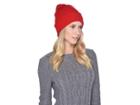 Ugg Luxe Knit Cuff Beanie (poppy Red) Beanies