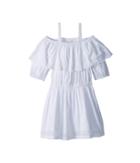 Ella Moss Girl Off-the-shoulder Peasant Dress (big Kids) (white) Girl's Dress
