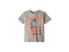 Under Armour Kids This Is My House Short Sleeve (little Kids/big Kids) (true Grey Heather) Boy's Clothing