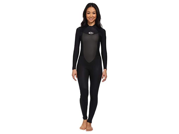 Rip Curl Omega 3/2 Full Suit (black) Women's Wetsuits One Piece