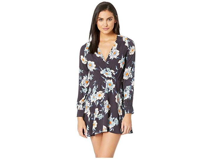 Flynn Skye Elle Mini Dress (midnight Flora) Women's Dress