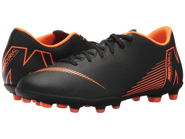 Nike Vapor 12 Club Mg (black/total Orange/white) Men's Soccer Shoes
