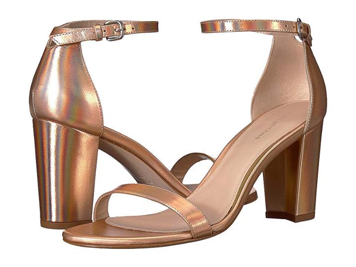 Stuart Weitzman Nearlynude (salmon Laser Shine) Women's Shoes