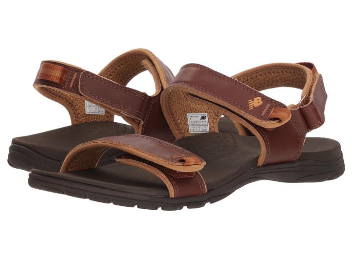New Balance Traverse Leather Sandal (whisky) Women's Sandals