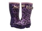 Hunter Original Hybrid Print (toddler/little Kid) (thistle/acid Purple/mist Pink) Women's Rain Boots