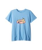Life Is Good Kids Inner Tube Rocket Tee (little Kids/big Kids) (powder Blue) Boy's T Shirt