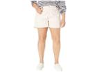 Signature By Levi Strauss & Co. Gold Label Plus Size Mid-rise Shorts (silver Peony) Women's Shorts