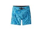 Volcom Kids Logo Plasm Mod Boardshorts (toddler/little Kids) (bright Turquoise) Boy's Swimwear