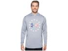 Under Armour Ua Freedom Tech Terry Hoodie (steel/white/red/white/blue) Men's Sweatshirt