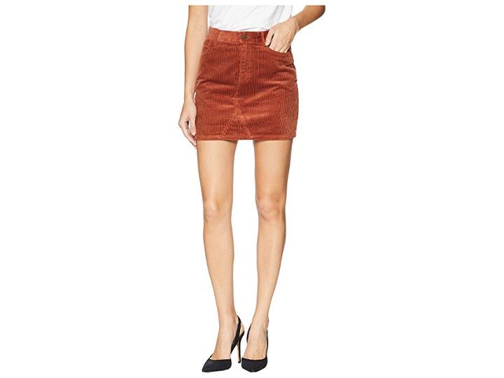 Sanctuary Ryan Corduroy Skirt (babydoll Plaid) Women's Skirt