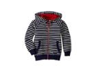 Joules Kids Striped Zip-up Sweatshirt (toddler/little Kids/big Kids) (navy Stripe) Boy's Sweatshirt