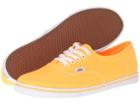 Vans Authentic Lo Pro ((neon) Orange Pop) Skate Shoes