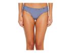 Luli Fama Cosita Buena Wavey Brazilian Ruched Bottom (blue Moon) Women's Swimwear