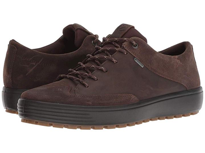 Ecco Soft 7 Tred Gore-tex(r) Tie (coffee/coffee) Men's Shoes