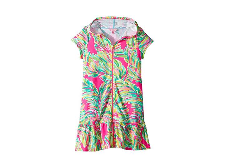 Lilly Pulitzer Kids Cooke Cover-up (toddler/little Kids/big Kids) (multi Shady Lady) Girl's Swimwear