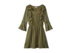 Ella Moss Girl Bell Sleeve Dress (big Kids) (deep Lichen Green) Girl's Dress
