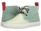 Del Toro High Top Textile/leather Chukka Sneaker (mint Green/white) Men's Shoes