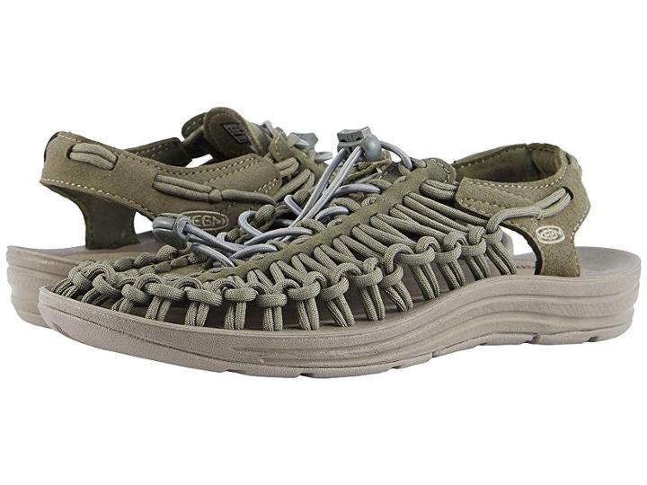 Keen Uneek (dusty Olive/brindle) Women's Toe Open Shoes