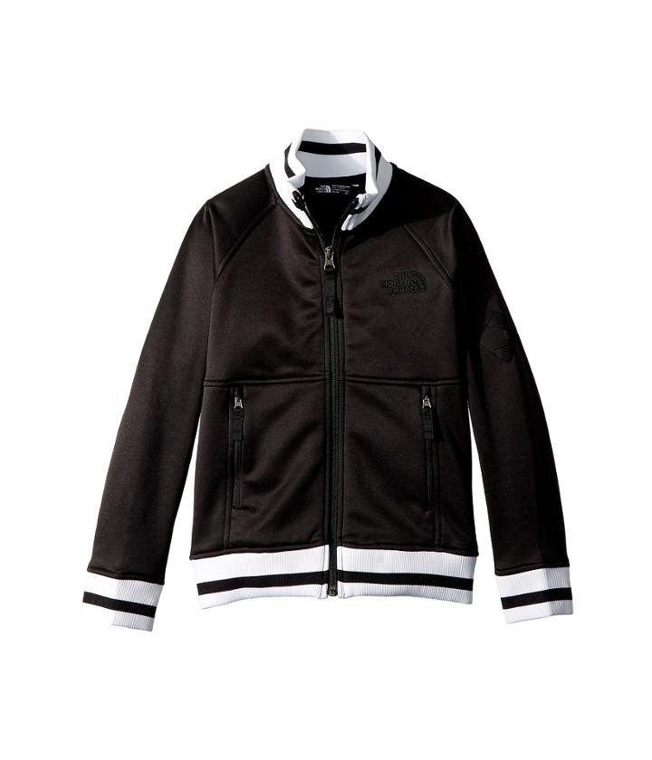 The North Face Kids Takeback Track Jacket (little Kids/big Kids) (tnf Black/tnf White/tnf Black) Boy's Coat
