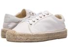 Soludos Platform Tennis Sneaker (white Cotton Canvas) Women's Shoes