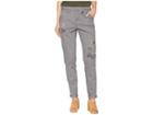 Jag Jeans Dana Chino Pants W/ Embroidery (grey Streak) Women's Casual Pants